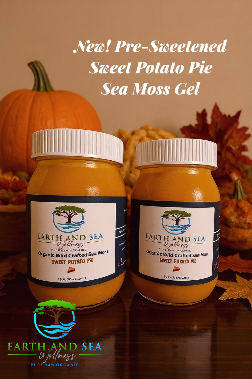 New! Pre-Sweetened Sweet Potato Pie Sea Moss Gel