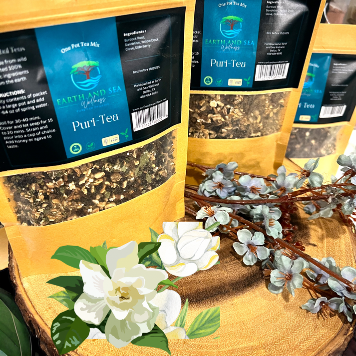 Place Mix Tea One Pot Tea Mix--PURI-TEA – Earth and Sea Wellness