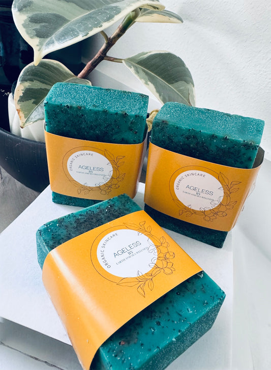 New! Blue Spirulina Ageless Beauty Bar - Anti-Aging Soap | Earth and Sea Wellness