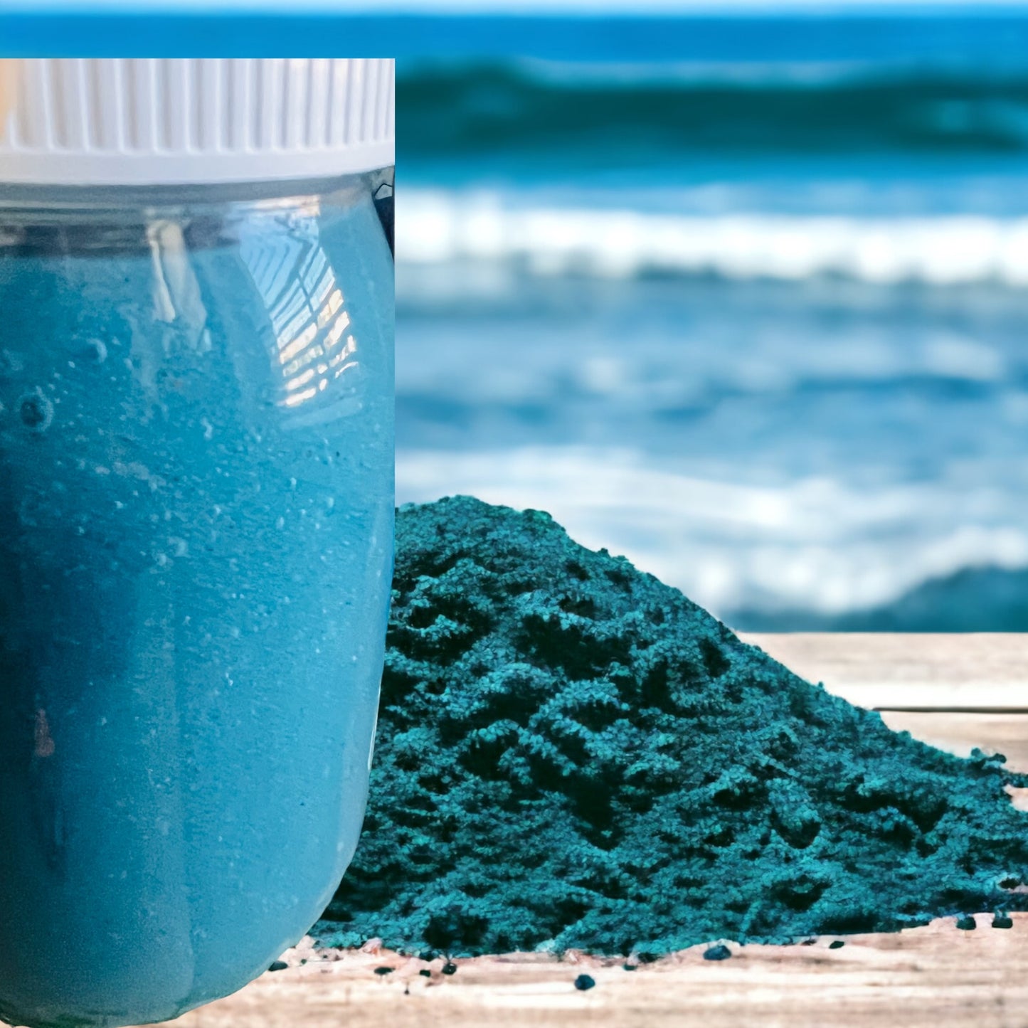 ORGANIC SEA MOSS W/BLUE SPIRULINA (16oz)